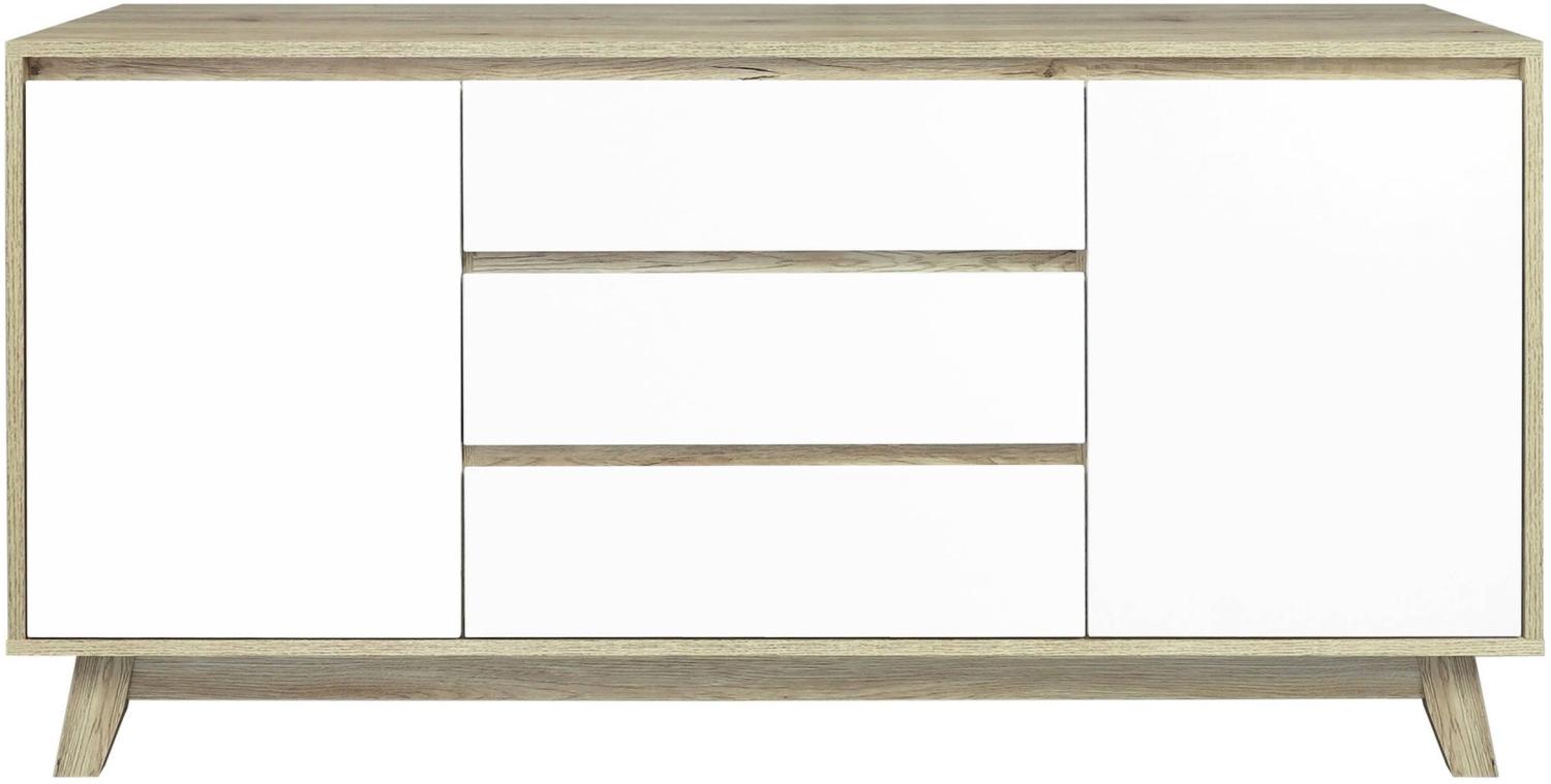 Sideboard MAGSTADT in weiß, T40 x B140 x H75 cm Bild 1