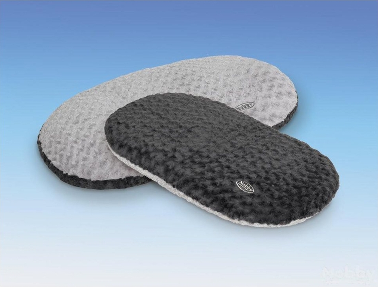 Nobby Tierkissen Kissen oval Seoli dunkelgrau/hellgrau für Katzen Bild 1