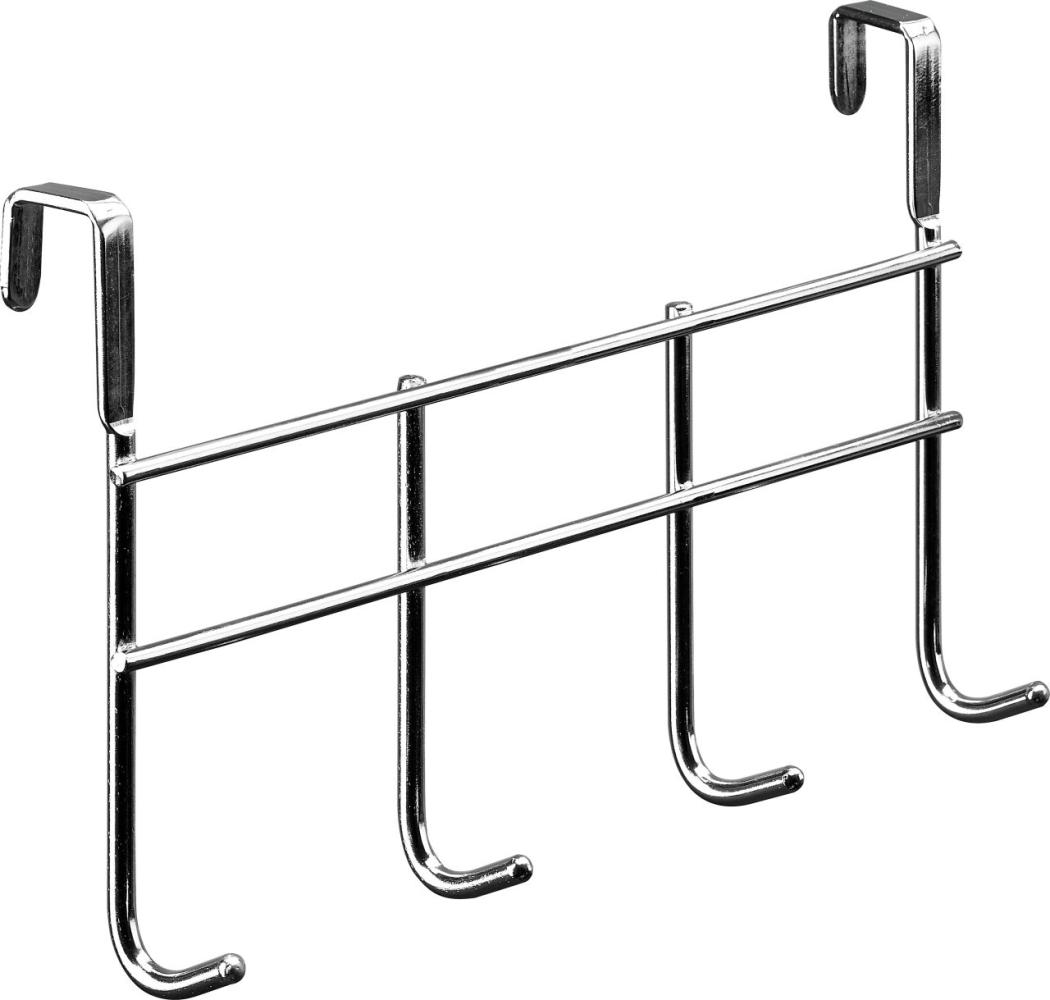 Hettich Türgarderobe 4 Haken 29,0 x 16,5 x 9,5 cm silber Bild 1