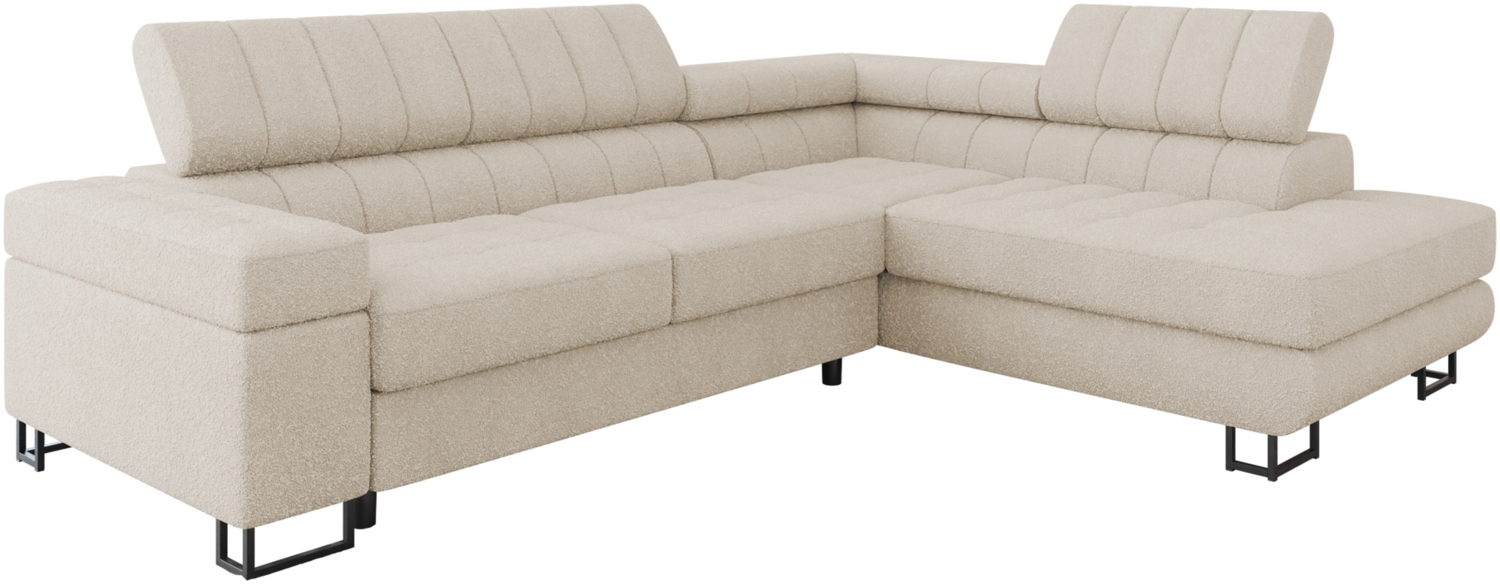 Ecksofa Laris Premium (Farbe: Abriamo 03, Seite: Rechts) Bild 1