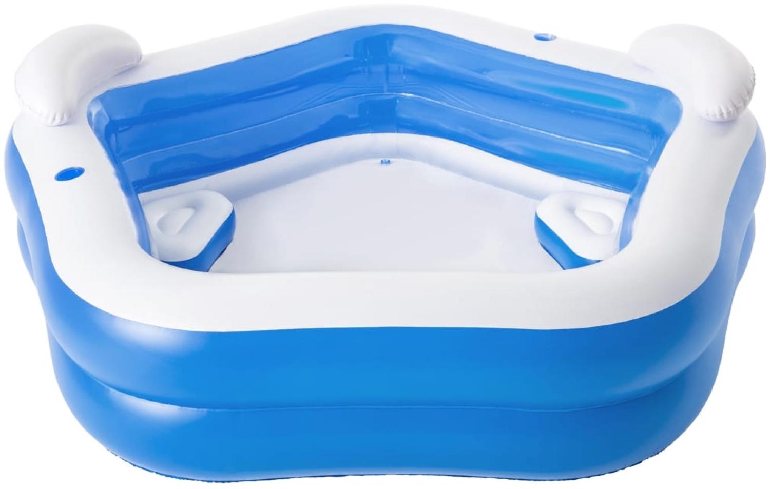 Bestway Family Fun Lounge Pool 213x206x69 cm 3202539 Bild 1