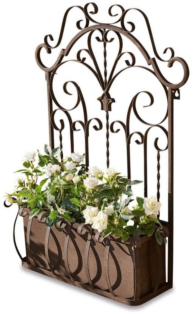 Mirabeau Übertopf Blumenkasten Secourt antikbraun Bild 1