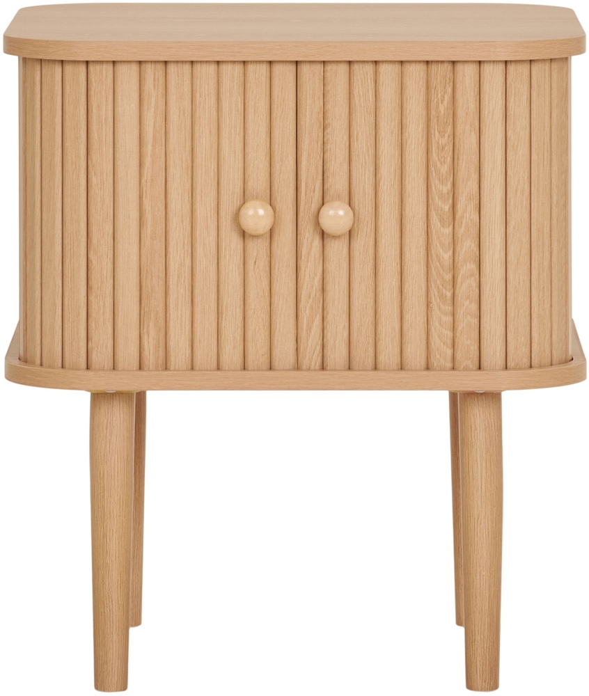 Beistelltisch, 2 Türen, natur, 45 x 40 x 50,5 cm Bild 1
