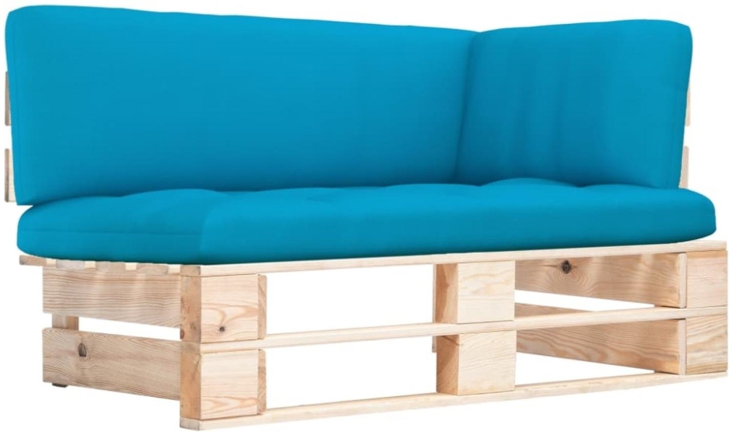 vidaXL Outdoor-Ecksofa Paletten Kiefernholz Imprägniert 3066605 Bild 1