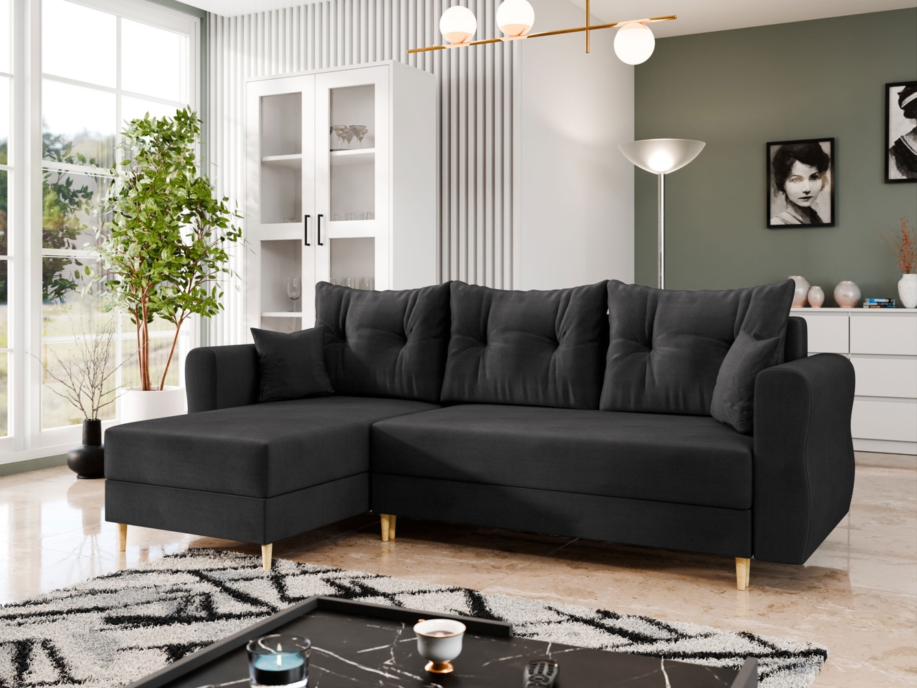 Ecksofa Zyruno L (Farbe: Manila 18) Bild 1