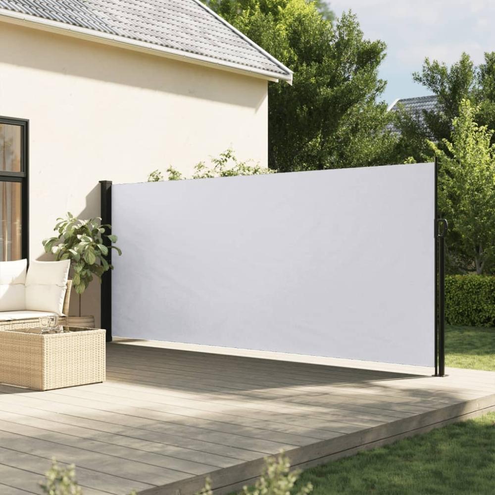 vidaXL Seitenmarkise Ausziehbar Weiß 160x300 cm 4004316 Bild 1