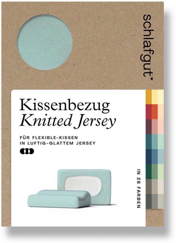 Schlafgut Kissenbezug Pure flexibler Kissenbezug für Nackenstützkissen, (1 Stück), Bio-Baumwolle mit Elasthan, mit Gummizug, bügelfrei Bild 1