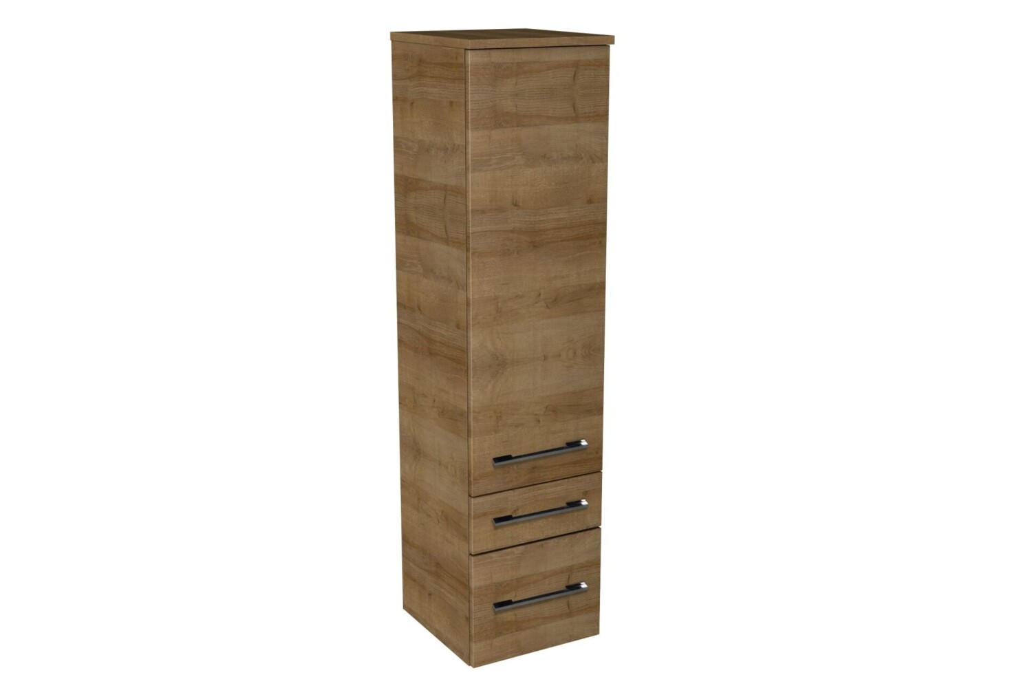 Lanzet Midischrank 30 cm, rechts, Hellbraun Bild 1