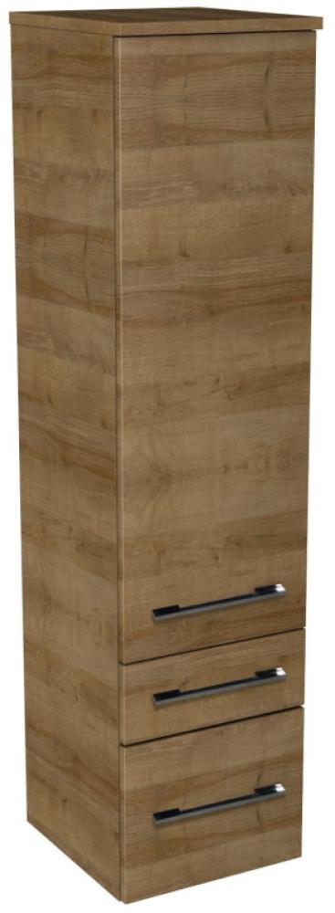 Lanzet Midischrank 30 cm, rechts, Hellbraun Bild 1