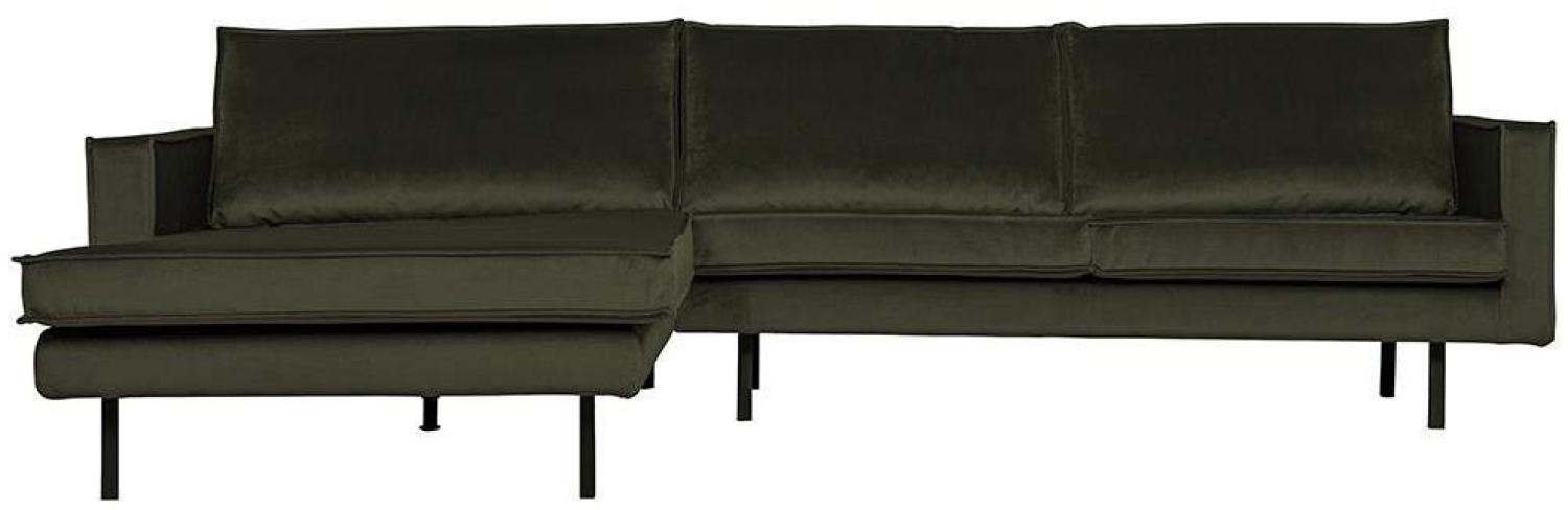 BePureHome Rodeo Eckcouch Links Dark Green Hunter Bild 1