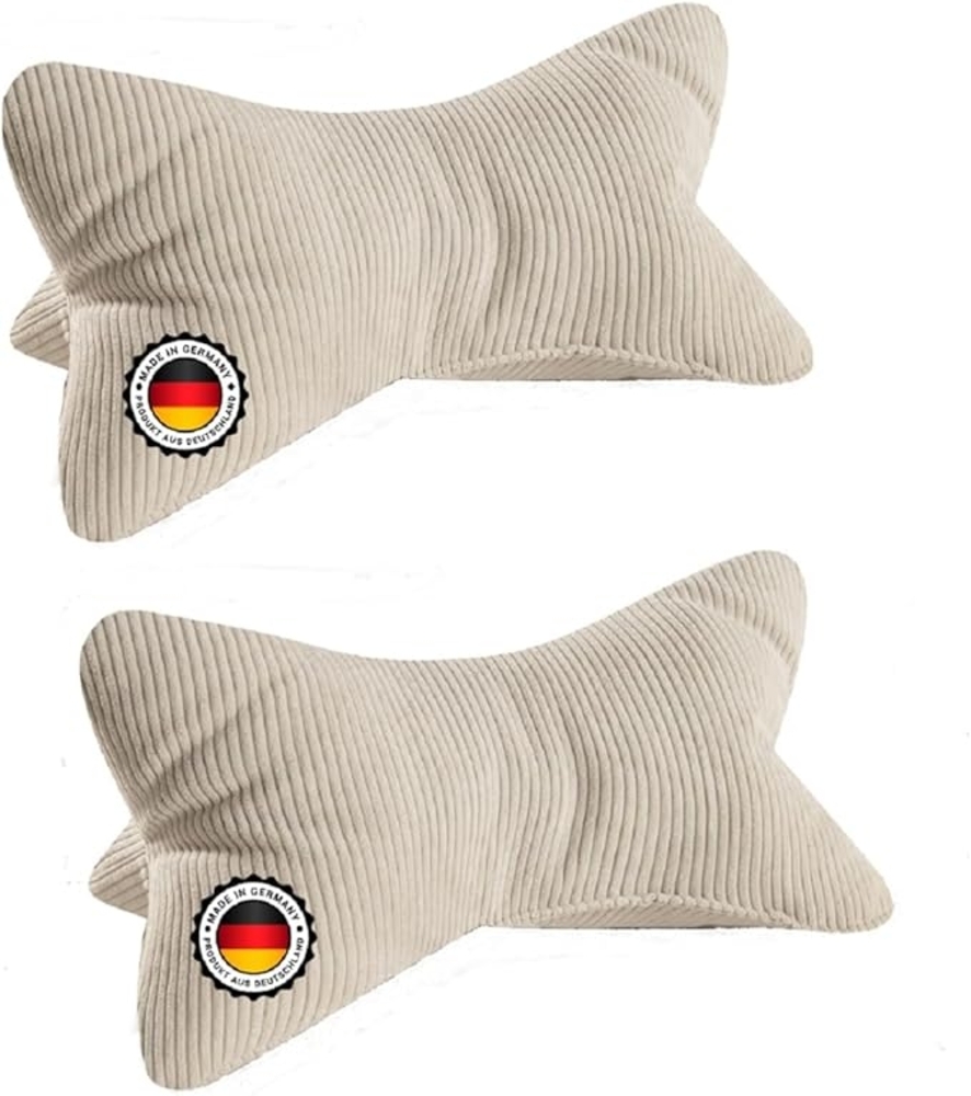 BONVIONN Leseknochen SELMA - ca. 42 x 22 cm - 2er Set natur Bild 1