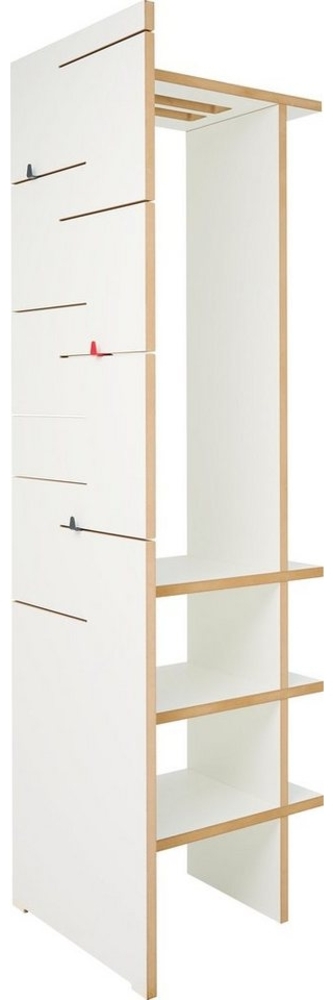 Tojo Garderobe angeber 500 + 800, kann frei oder an der Wand stehen, Breite/Höhe: 50/180 cm Bild 1