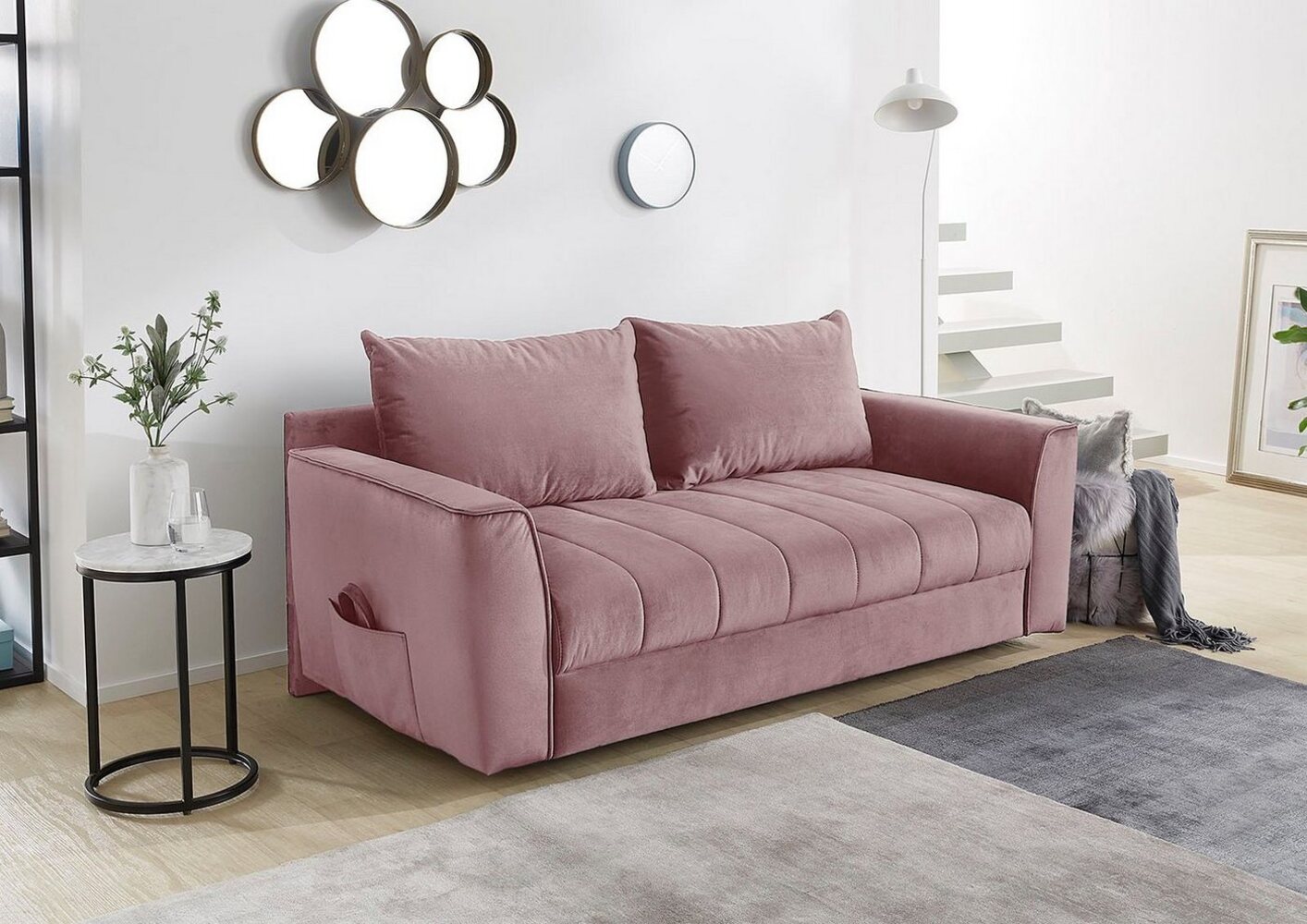 Jockenhöfer Gruppe Schlafsofa Rick, Platzsparendes Sofa mit Gästebettfunktion, Federkernpolsterung Bild 1