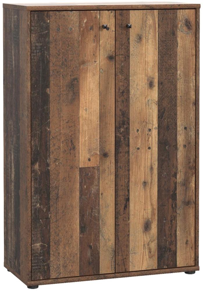 Kommode >Tembi< in Old Wood Vintage - 73,7x111,1x34,8cm (BxHxT) Bild 1