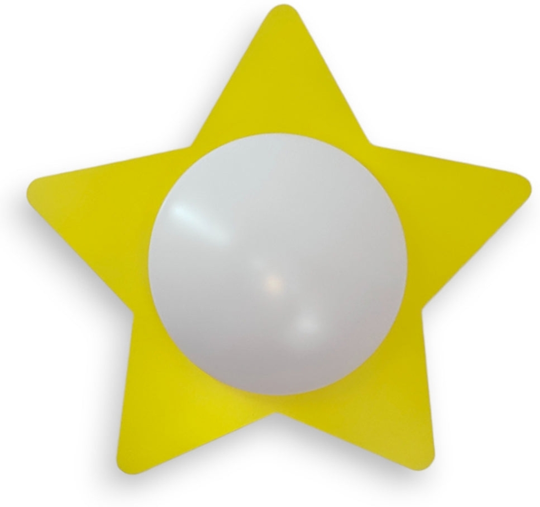 Deckenschale Stern, Sonnengelb Bild 1