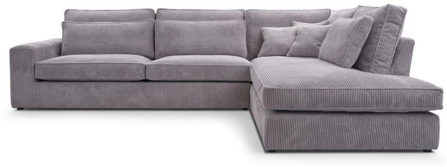 Beautysofa Ecksofa PARMA Die Lieferung beinhaltet die Lieferung in die Wohnung, im modernes Design, klassische Polsterecke inklusive Wellenfedern Bild 1