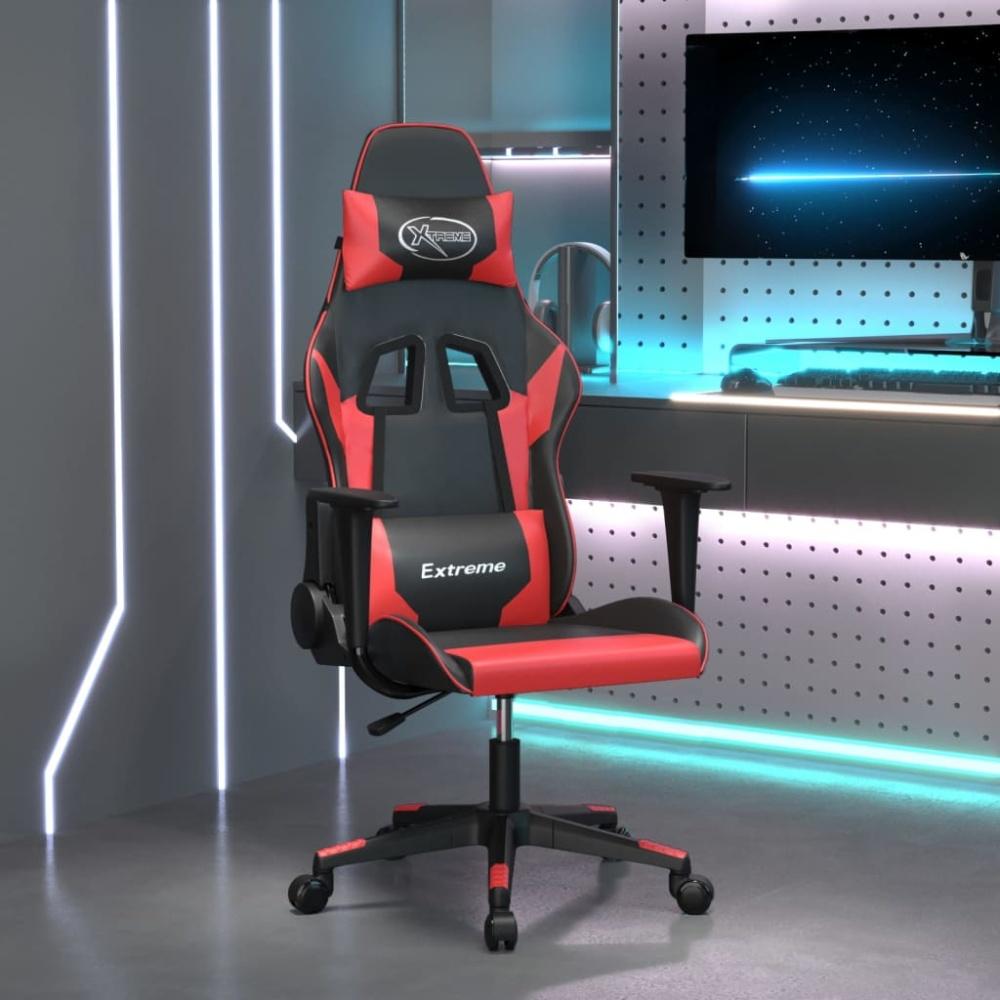 vidaXL Gaming-Stuhl Schwarz und Rot Kunstleder 3143688 Bild 1