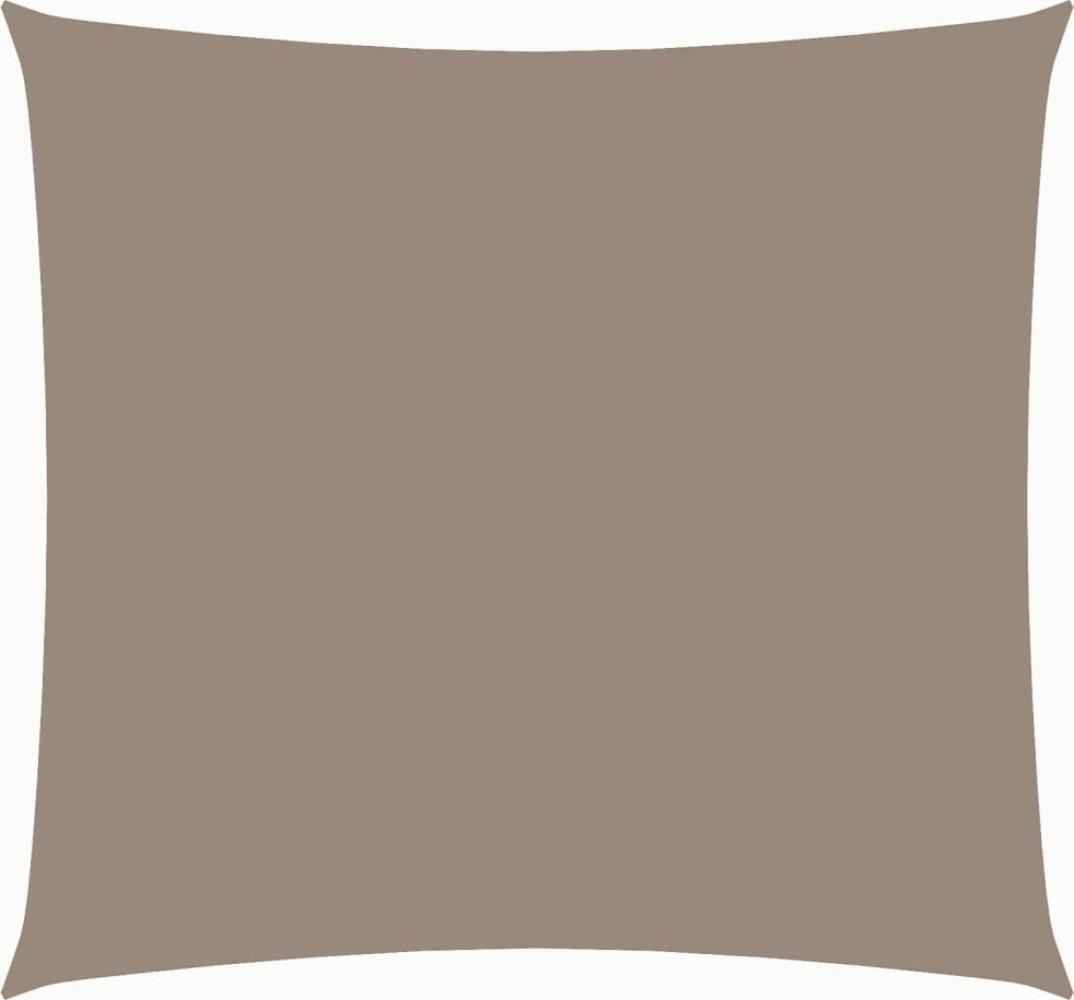 vidaXL Sonnensegel Oxford-Gewebe Quadratisch 3,6x3,6 m Taupe 135413 Bild 1