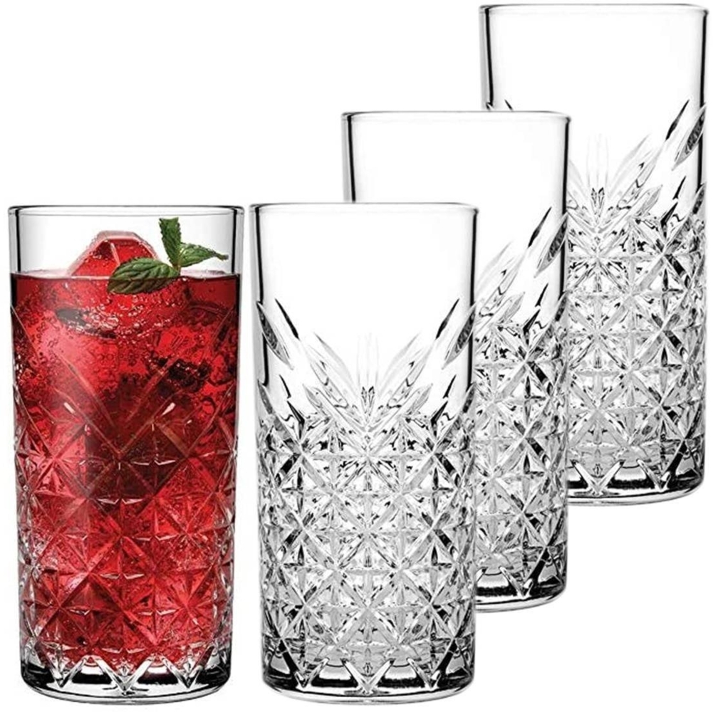 Emilja Longdrinkglas Longdrinkbecher Timeless 29,5cl - 4 Stück Bild 1