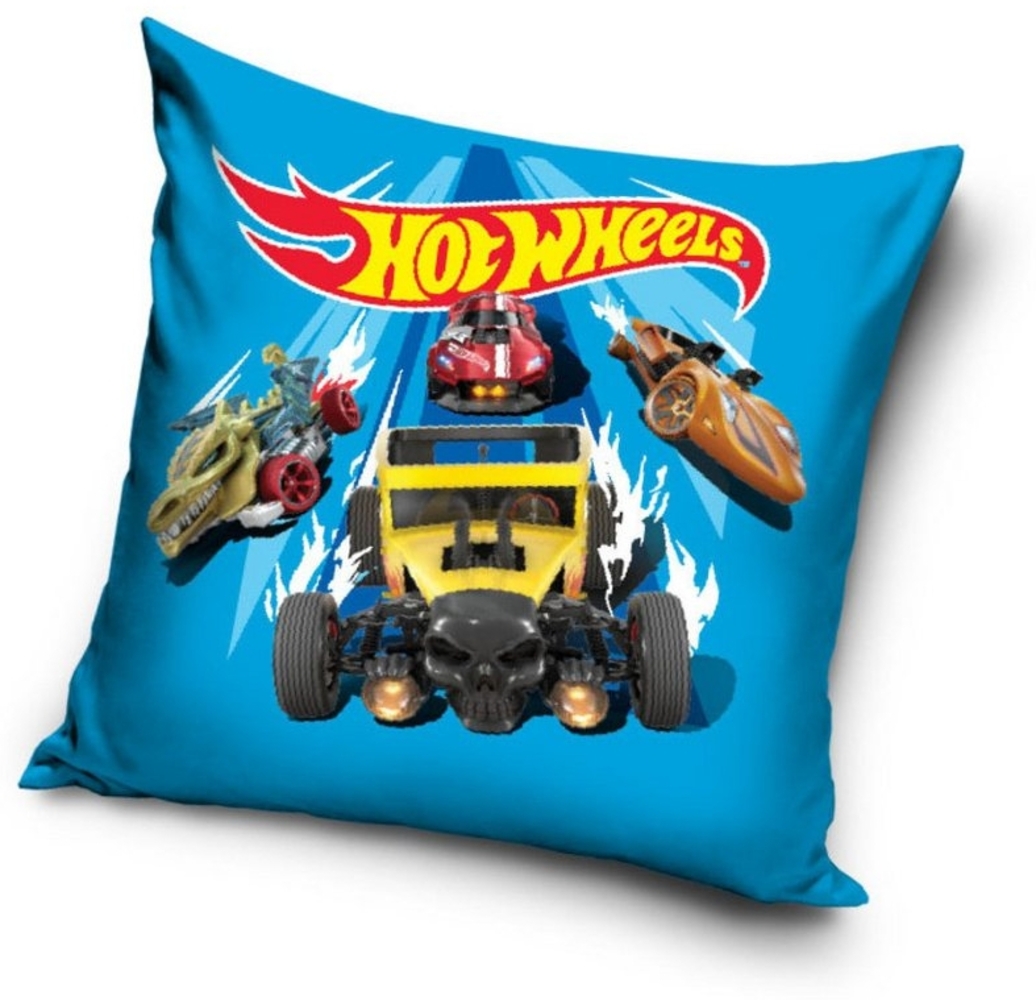 Hot Wheels Dekokissen Hot Wheels Kissen Dekokissen 40 x 40 cm Bild 1