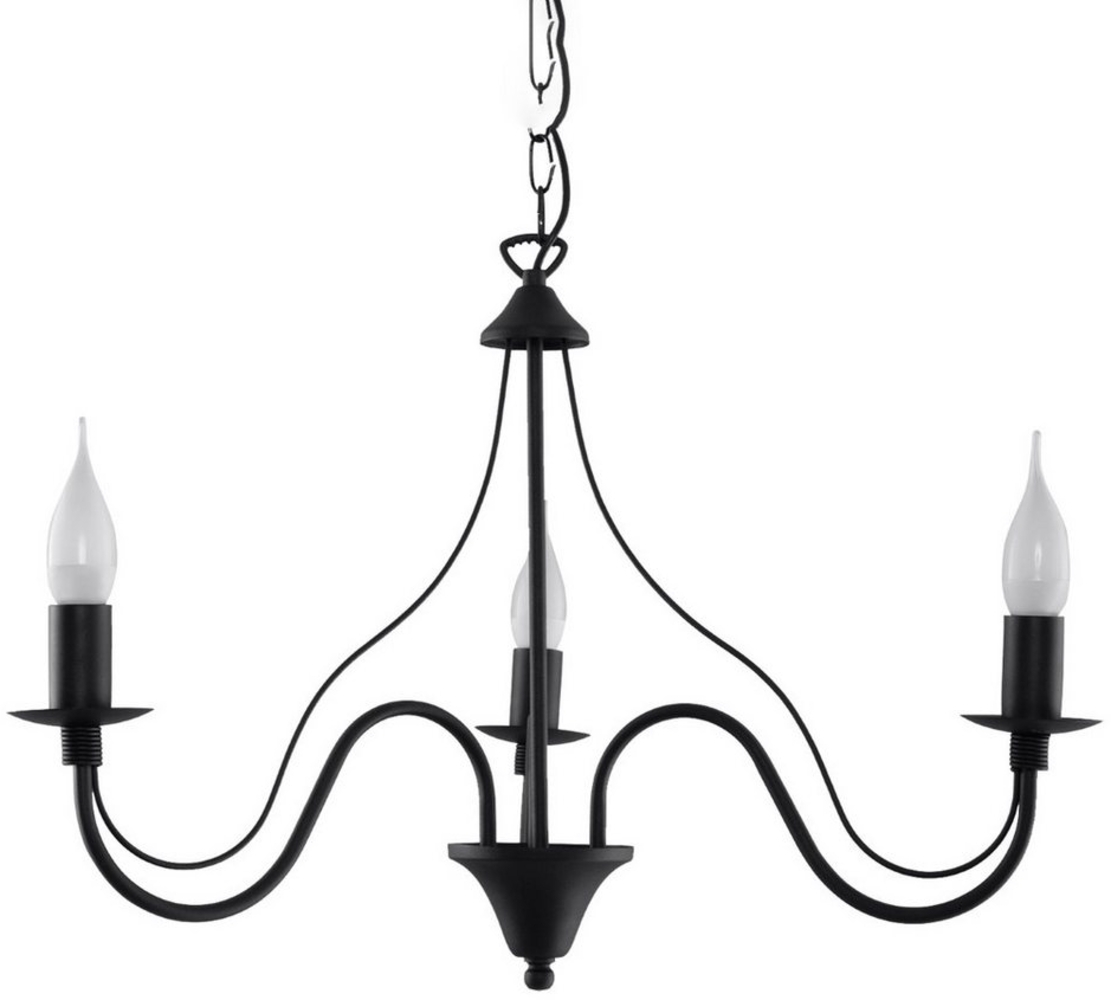 möbelvita Kronleuchter Kronleuchter SOLX 3 schwarz, Riemenverstellung, NEIN Bild 1