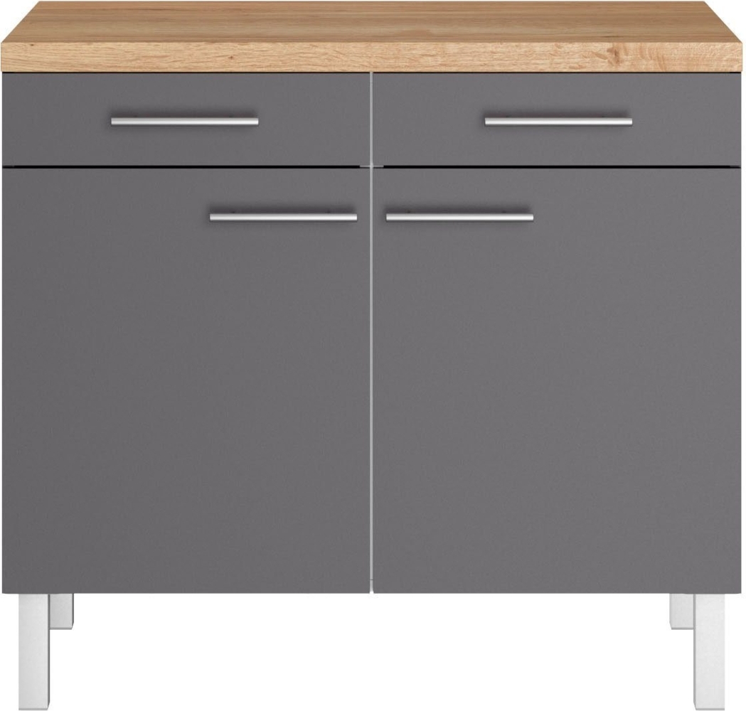 OPTIFIT Unterschrank Breite 100 cm, 2 Türen, 2 Schubkästen Bild 1