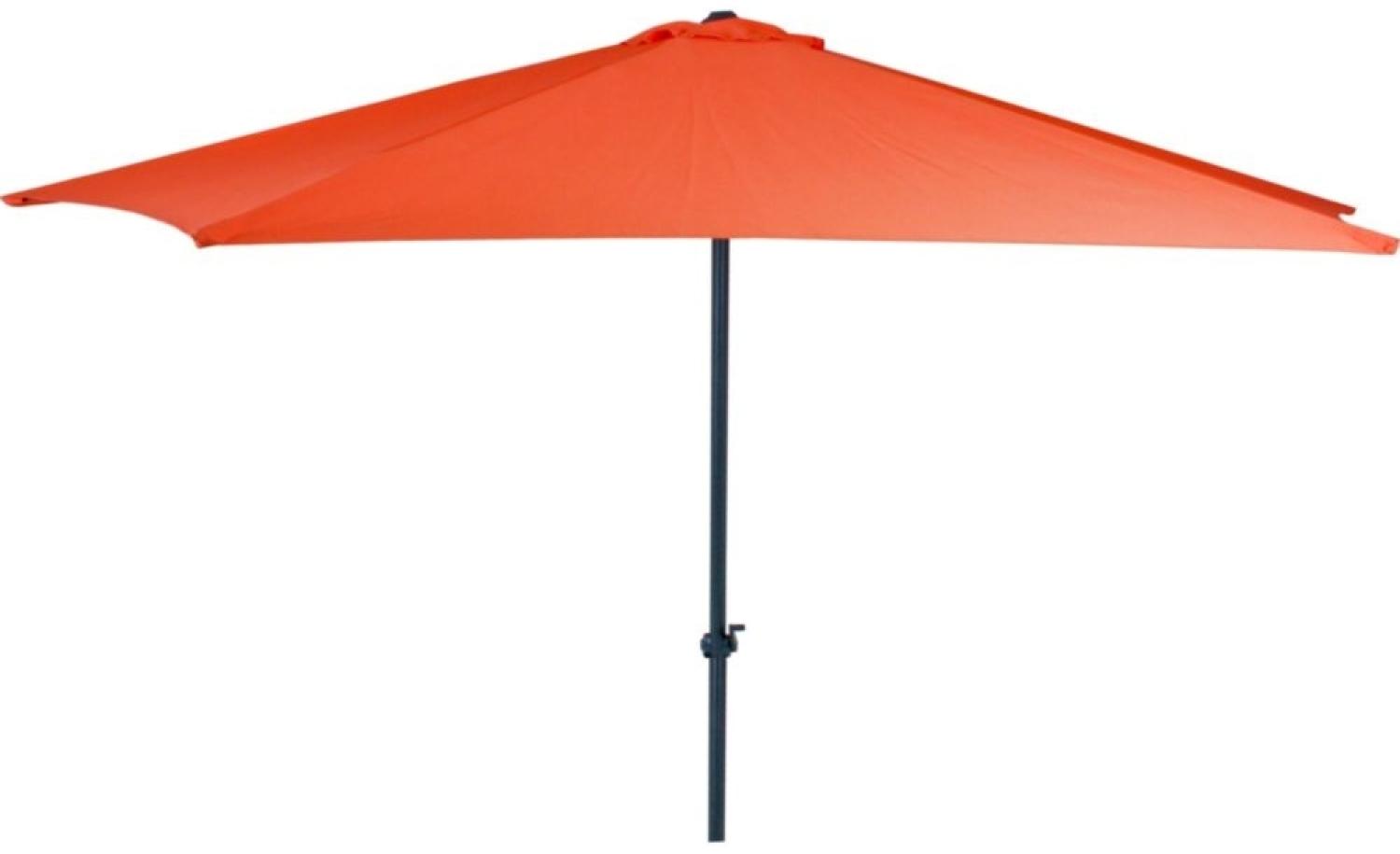 Sonnenschirm >Bietigheim< in rot aus Polyester, Stahl - 250cm (H) Bild 1