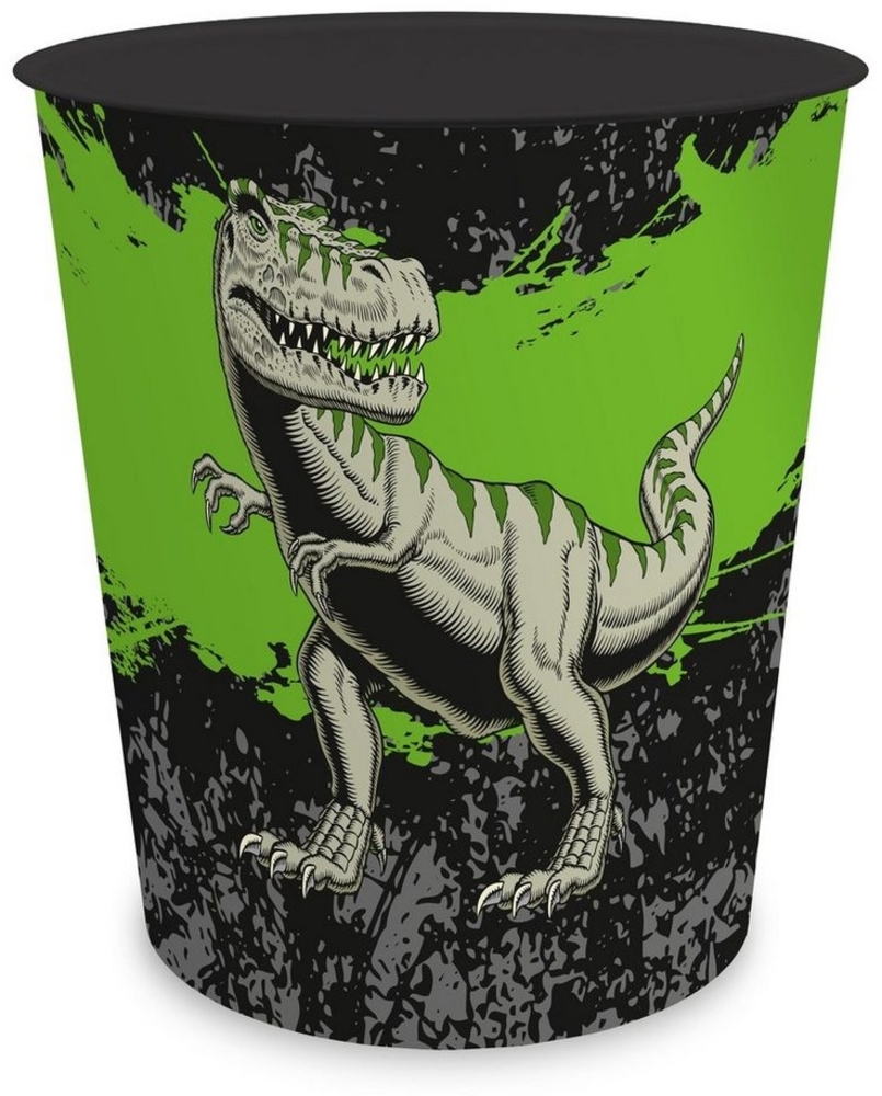 itenga Papierkorb itenga Papierkorb für Kinder - Motiv T-REX Dinosaurier - ca. 11 Liter Bild 1