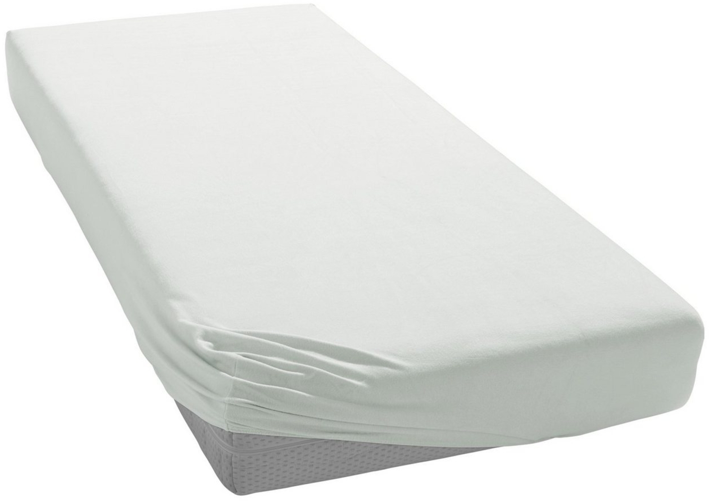 Irisette Mako-Jersey Betttuch Jupiter 0008 grau 150x200 cm 8-14 grau Bild 1