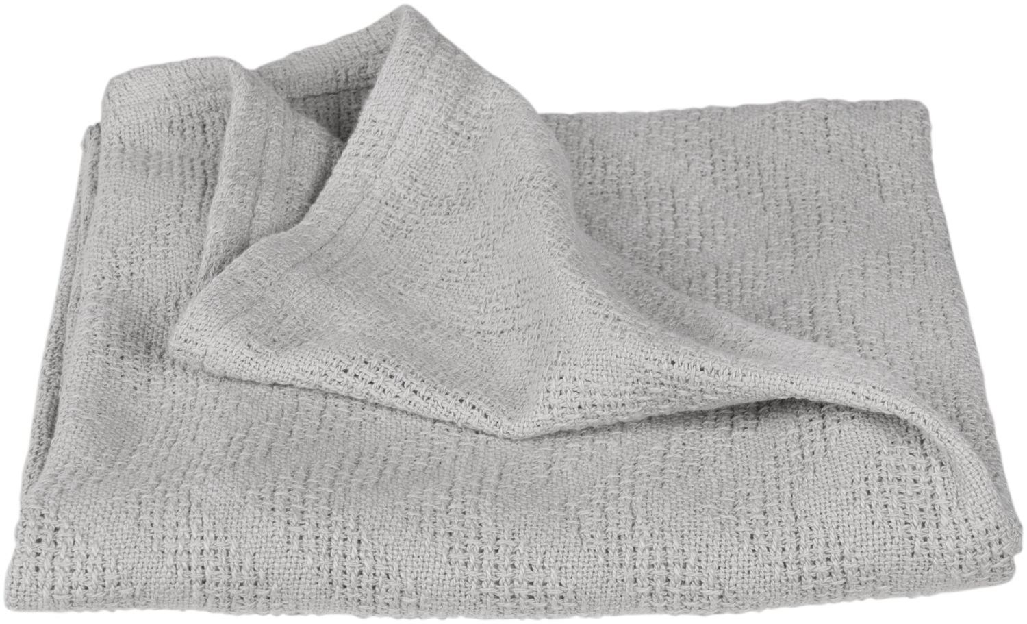 roba Babydecke 'Lil Planet' - 80 x 80 cm - Strickoptik - GOTS zertifiziert - Silbergrau Bild 1