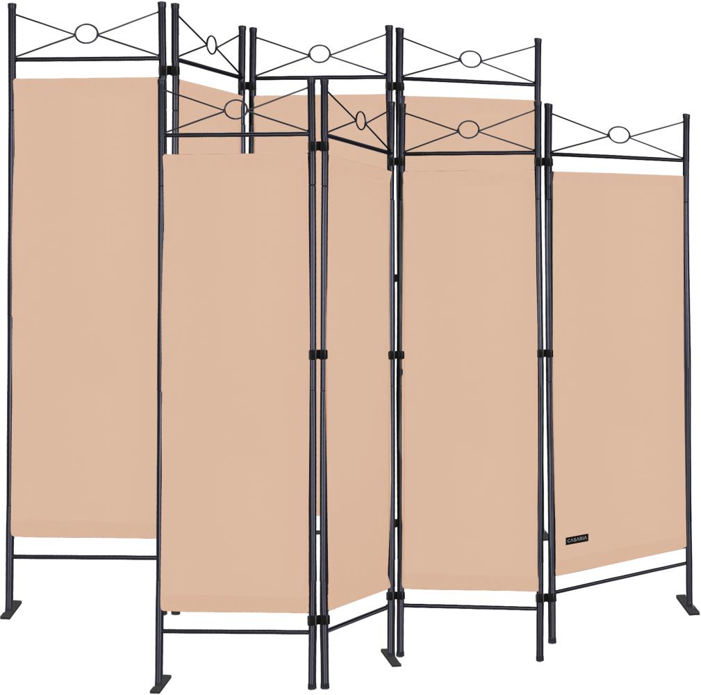 Casaria 2x Paravent Raumteiler Sichtschutz Verstellbar Rose Bild 1