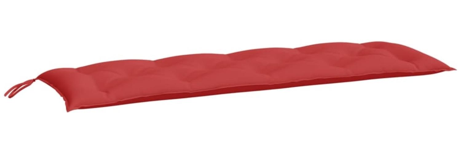 vidaXL Gartenbank-Auflage Rot 150x50x7 cm Oxford-Gewebe 361608 Bild 1