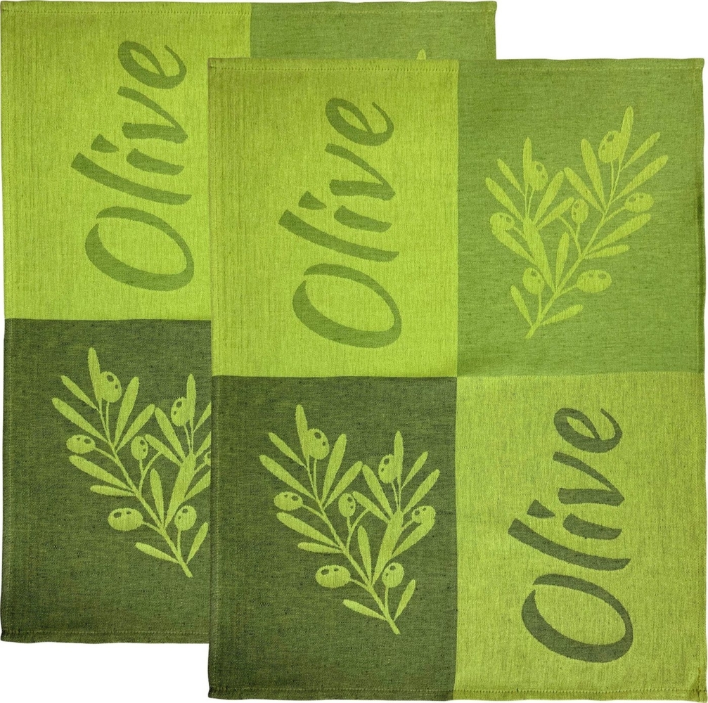 stuco Geschirrtuch Halbleinen Geschirrtuch "Verdial" 2er-Pack, Halbleinen Motiv Bild 1