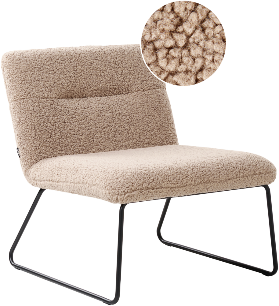 Sessel COTULLA Bouclé Beige Bild 1