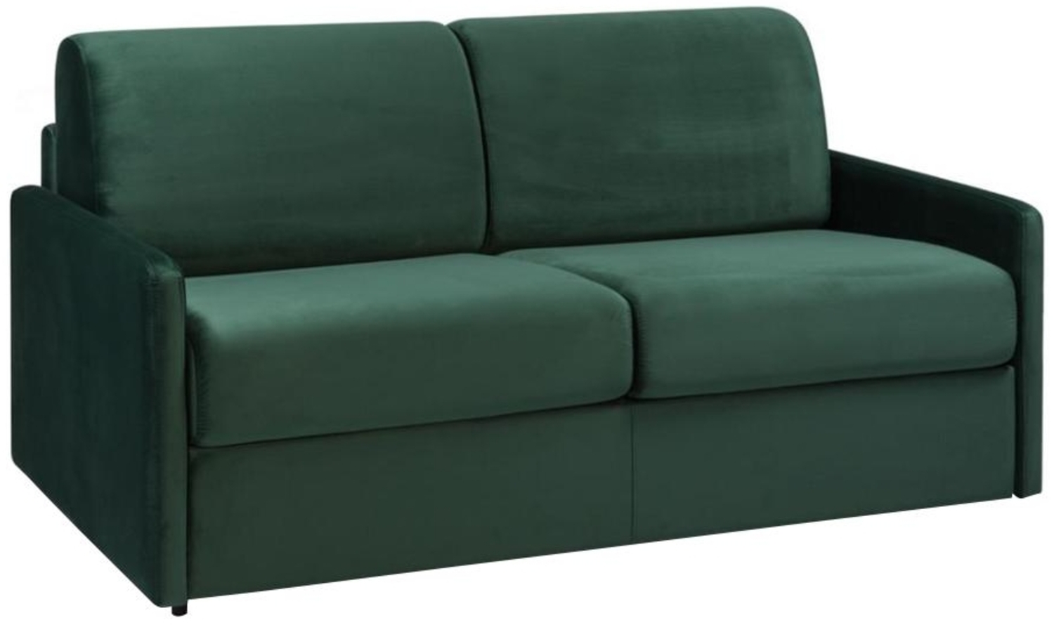 Schlafsofa 4-Sitzer Samt CALIFE - Tannengrün - Liegefläche: 160 cm - Matratzenhöhe: 18 cm Bild 1