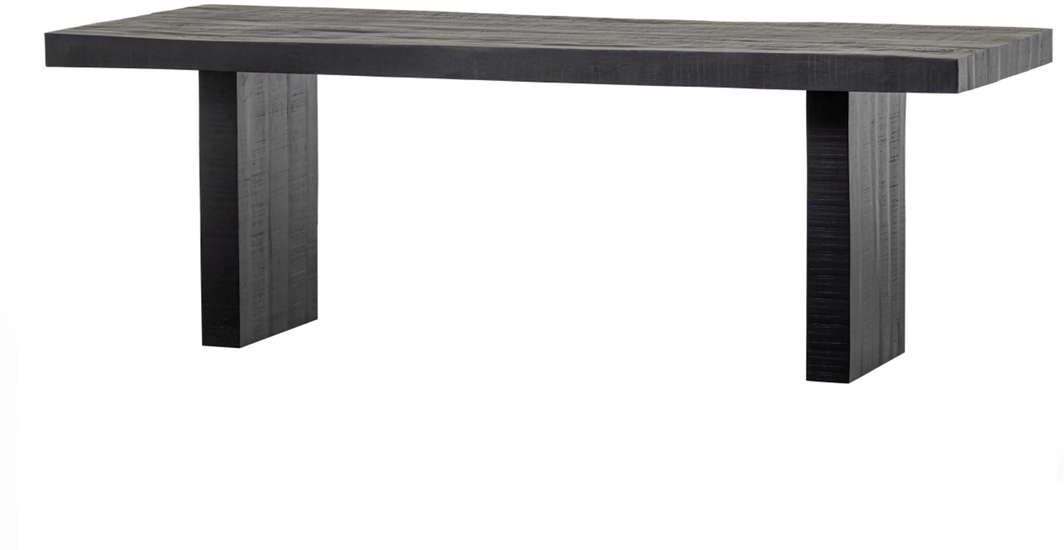 Basiclabel Esstisch Balk aus Mangoholz 220x90 cm, Schwarz Bild 1