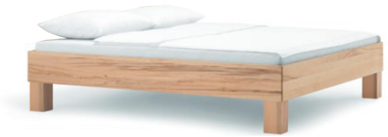 Dico Buche Massivholz Bettrahmen Cloud 003.44 ohne Kopfteil, durchgehende Lamelle, Komforthöhe Größe 180 x 220 cm Bild 1