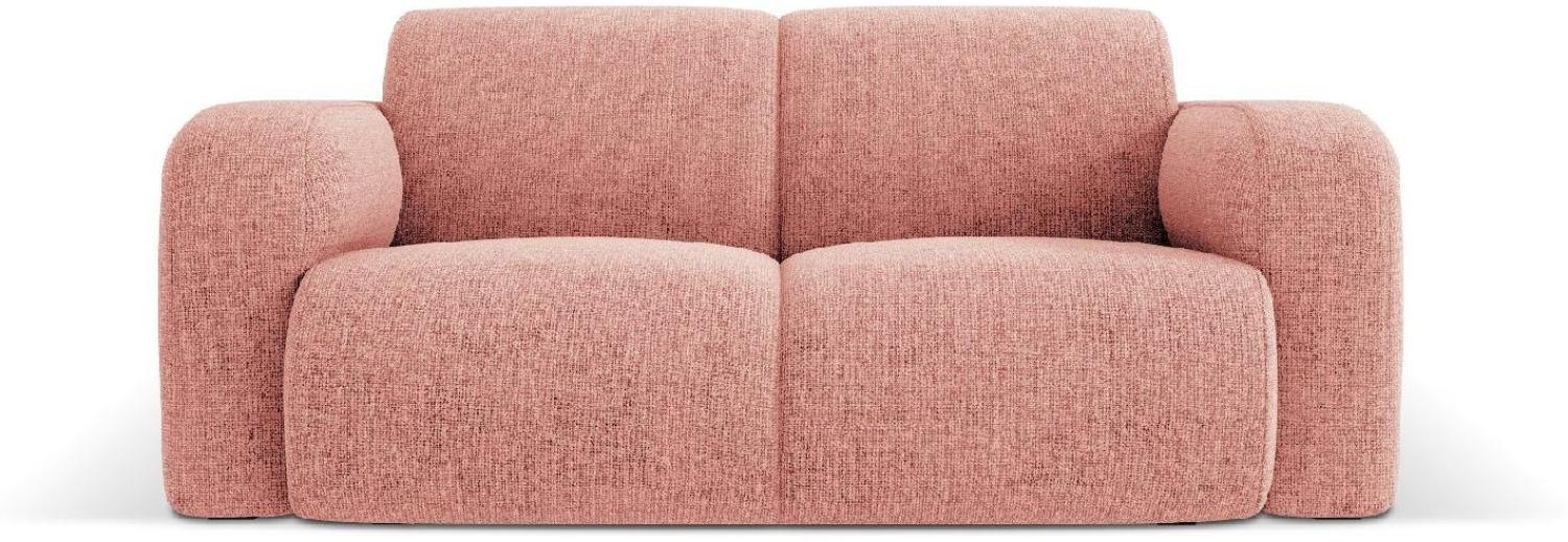 Micadoni Boucle Sofa Molino 2-Sitzer Chenille Rosa Bild 1