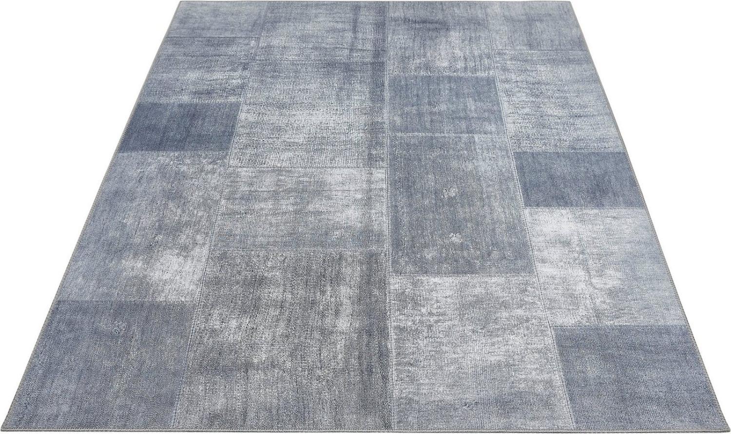 LUXOR Living Teppich Punto blau-grau, 120 x 170 cm Bild 1