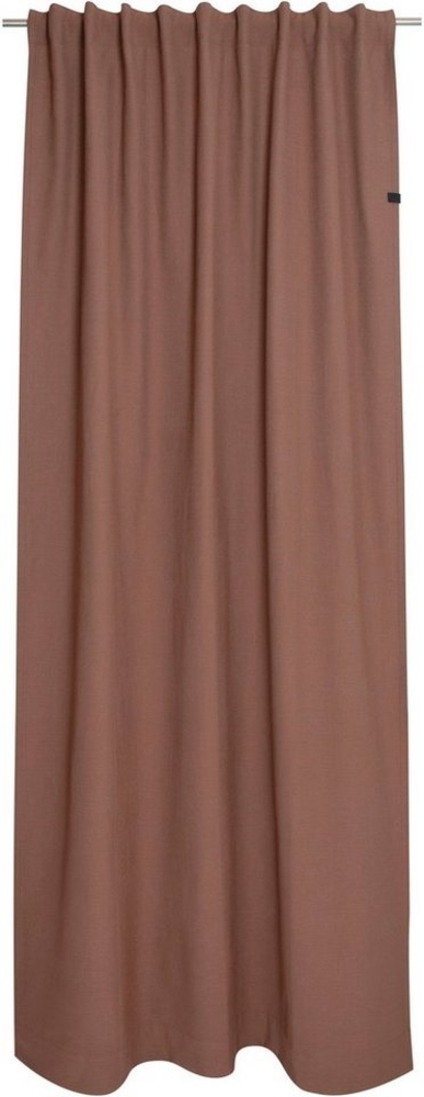 SCHÖNER WOHNEN-Kollektion Vorhang Solo, Multifunktionsband (1 St), blickdicht, Jacquard, mit Lederapplikation Bild 1