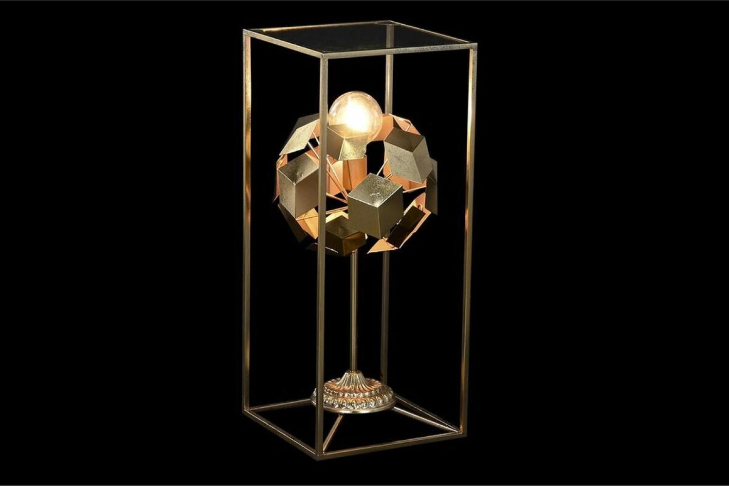 Tischlampe DKD Home Decor Kristall Gold Metall 220 V 50 W (30 x 30 x 71 cm) Bild 1