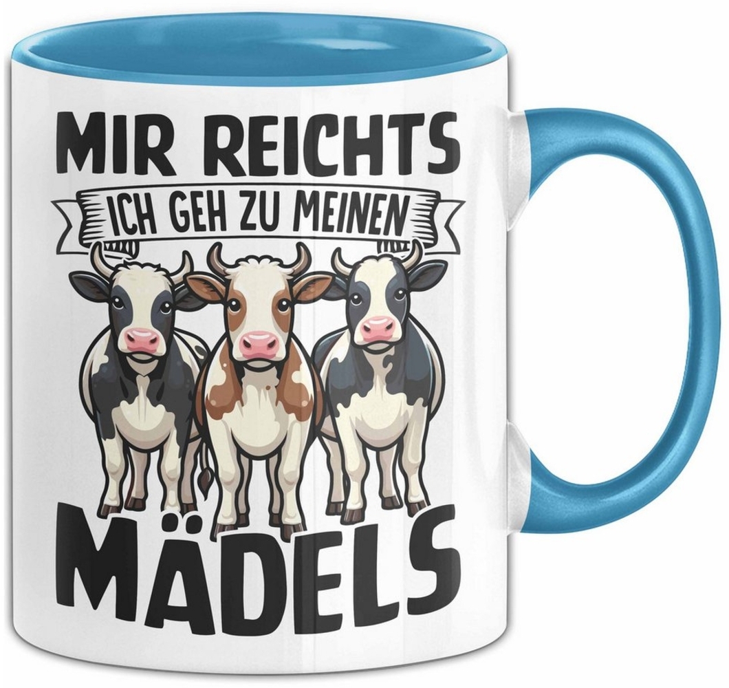 Trendation Tasse Mir Reichts Ich Geh Zu Meinen Mädels Tasse Geschenk Für Kuh Bauern Kaf Bild 1