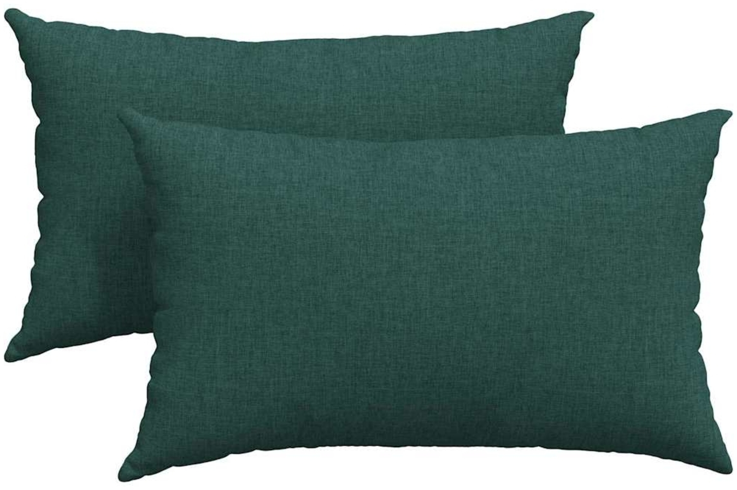 vidaXL Sofakissen 2 Stück Dunkelgrün 50 x 30 cm Stoff 42013615 Bild 1