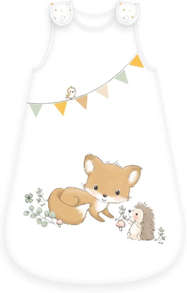 Herding Kinder Baby Schlafsack Waldfreunde Fuchs Igel 90x45 cm Bild 1