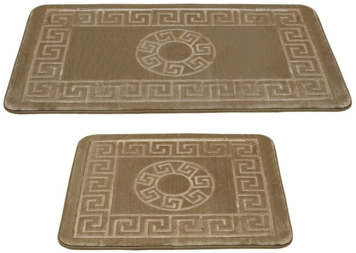 HOMELUX Badematte 2-teilig Badteppich Set Wasserabsorbierend Badematten Bild 1