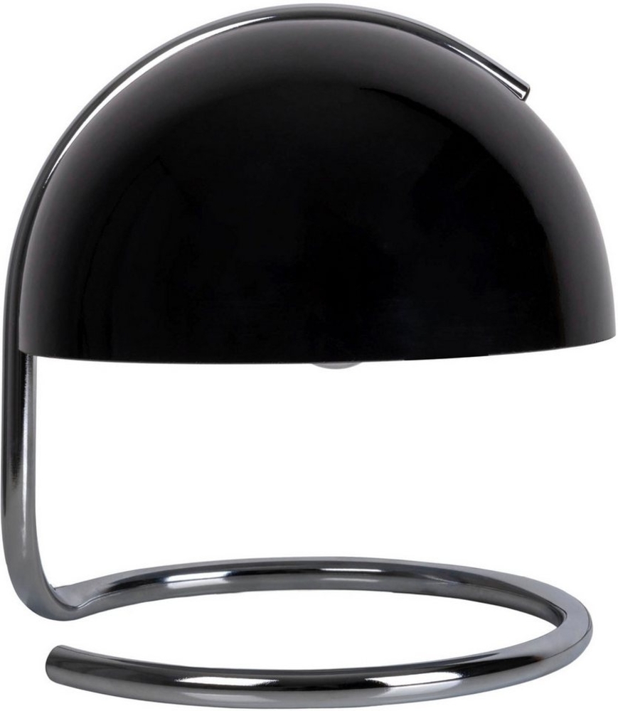 näve Tischleuchte Burano, ohne Leuchtmittel, halbkugelförmiger Glasschirm, 1x E27, Zuleitung schwarz 150cm Bild 1