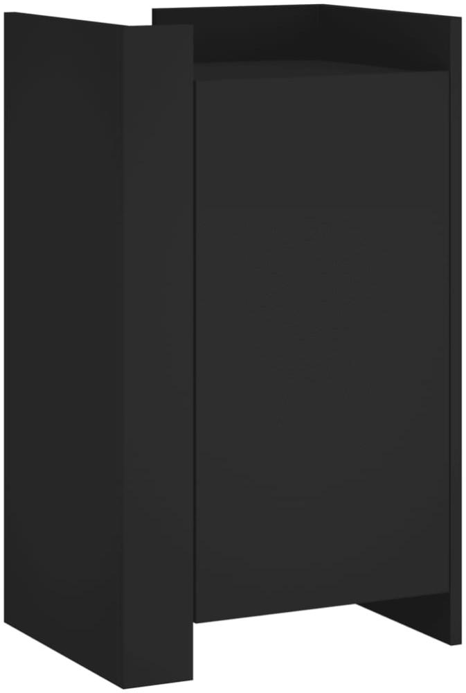Highboard Schwarz 45 x 35 x 75 cm Holzwerkstoff Bild 1