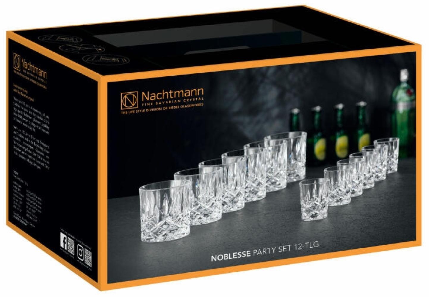 Nachtmann Noblesse Tumbler Stamper Party Set 12-teilig - A Bild 1