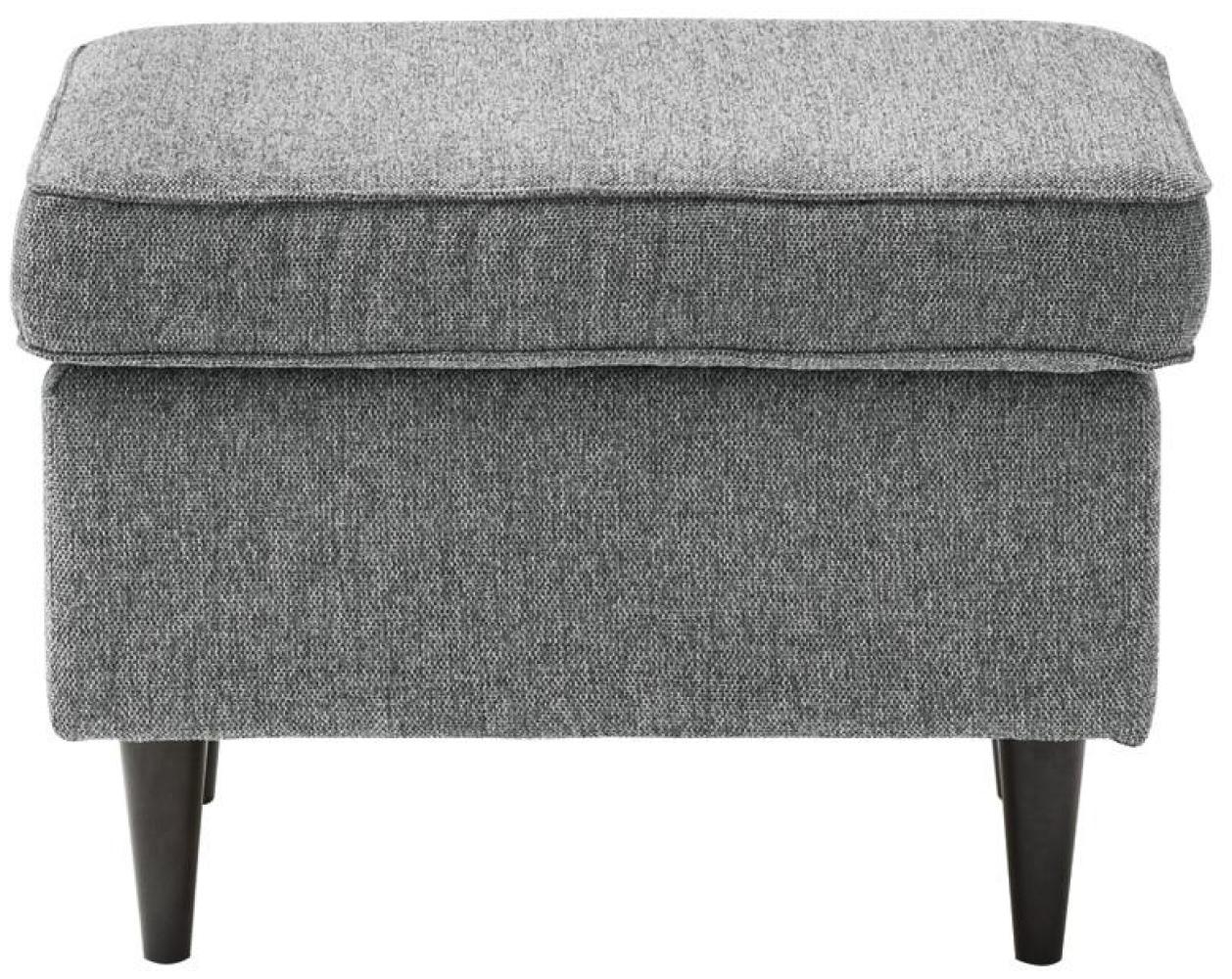 Hocker OMADO Polsterhocker Sitzhocker Stoff anthrazit 63 cm Bild 1