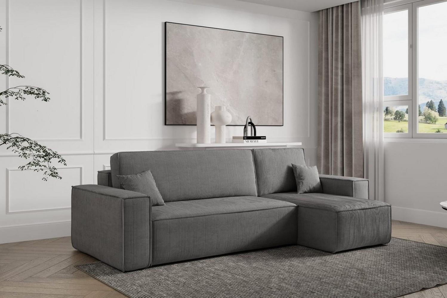 Compleo Ecksofa TOKYO, L-form Ecke, mit universelle Ottomane und Schlaffunktion Bild 1